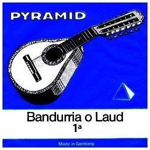 Par de 1as cuerdas Pyramid para Bandurria o Laud