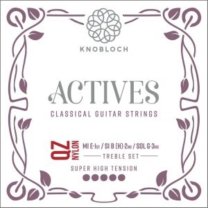 Juego de Primas Knobloch 600AQZ Nylon QZ. Tensi&oacute;n extra fuerte