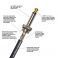 Cable instrumento American Stage PW-AMSG-10. 3m