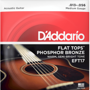Daddario EFT17 Medium (13-56). Cuerdas entorchado plano