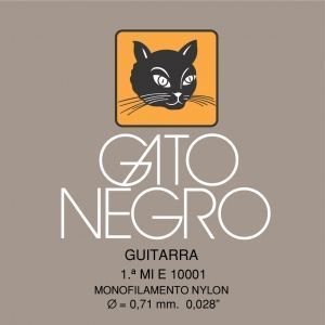 Cuerda 1&ordf; (Mi) Gato Negro nylon claro 10001