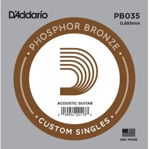 Daddario PB035. Cuerda entorchada guitarra ac&uacute;stica