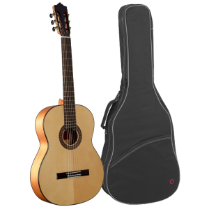 Guitarra flamenca Martinez ES-08S + funda acolchada