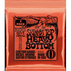 Ernie Ball 3215 (10-52) Top Heavy Bottom Tri Pack
