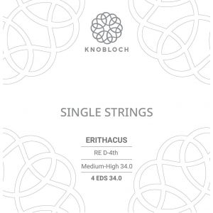 Cuerda 4&ordf;-Re Knobloch Erithacus Double Silver 4EDS34.0 Media/Fuerte