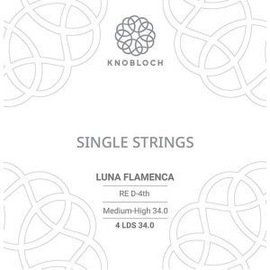 Cuerda 4&ordf;-Re Knobloch Luna Flamenca 4 LDS 34.0 Media-Fuerte