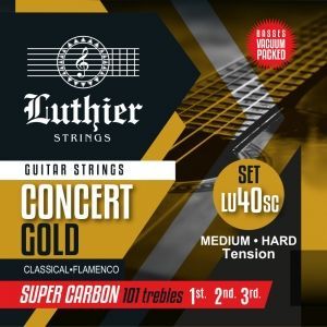 Luthier 40SC Super Carbon Concert Gold.