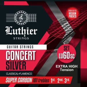 Luthier 60SC Super Carbon Concert Silver. Extra Fuerte