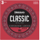 Pack de 3 juegos Daddario EJ27N-3D Classic Nylon
